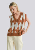 Shawna Argyle Sweater Vest