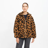 Leopard Sherpa Jacket