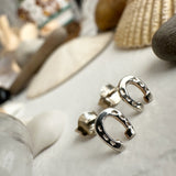 Benalto Tiny Horseshoe Earrings