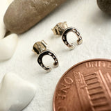 Benalto Tiny Horseshoe Earrings