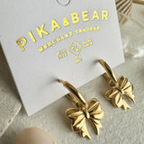 Luca Bow Charm Earrings