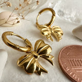 Luca Bow Charm Earrings