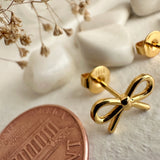 Zooey Bow Stud Earrings