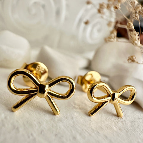 Zooey Bow Stud Earrings