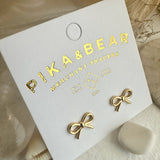 Zooey Bow Stud Earrings