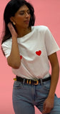 Double Heart Classic Tee