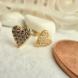 Heart of Glass Mini Stud Earrings