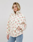 Floral Sherpa Jacket