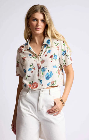 Pressed Flowers Top