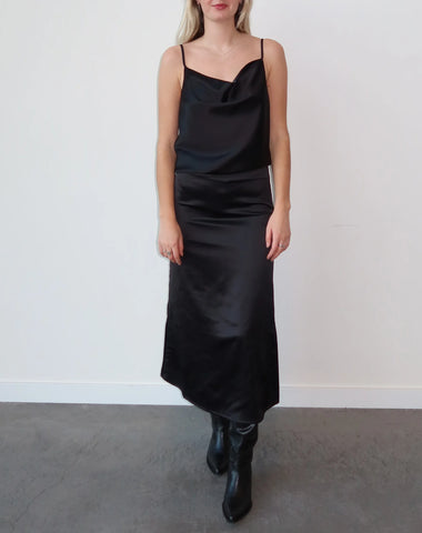 The Satin Maxi Skirt