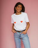 Double Heart Classic Tee