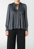 Overcast Silk Blouse