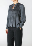 Overcast Silk Blouse