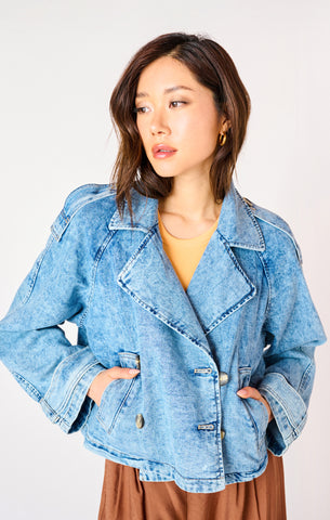 Speak Truth Denim Trench