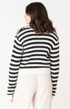 Mademoiselle Striped Cardigan