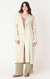 Never Look Back Linen Trench