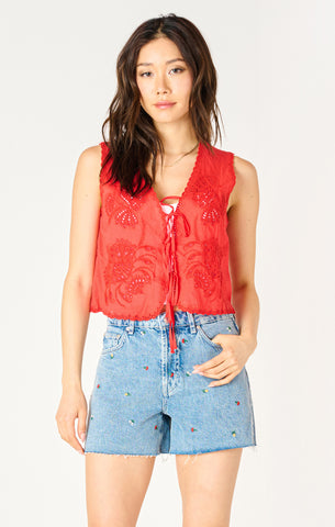 Tours Tied Blouse